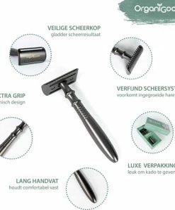 Beste Pirce ???? OrganiGoods Safety Razor RVS + 20 Scheermesjes Blades - Scheermesjes Voor Vrouwen - Mat Zwart - Double Edge Single Blade - Veiligheidsscheermes - Duurzaam Scheermesje ???? 18 Beste Pirce ???? OrganiGoods Safety Razor RVS + 20 Scheermesjes Blades - Scheermesjes Voor Vrouwen - Mat Zwart - Double Edge Single Blade - Veiligheidsscheermes - Duurzaam Scheermesje ???? -Oral-B Shop 550x548 26