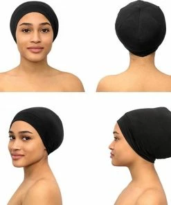 Goedkoop 🔥 BELLIVE® Satijnen Slaapmuts + Scrunchie - Slaapmuts Dames + Mannen - Bonnet Satijn - Satijnen Slaapmuts Verstelbaar - Slaapmuts Heren - Haarnetjes - Satijnen Slaapmuts Krullen - Krullen - Satijnen Bonnet - Dreadlocks - Elastiekjes - Zwart 👏 -Oral-B Shop 550x548 7