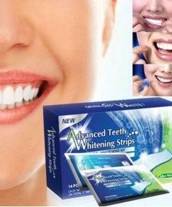 Coupon 🔔 Merkloos 3D Advanced Teeth Whitening Strips – 14 Strips Voor Wittere Tanden! 🎁