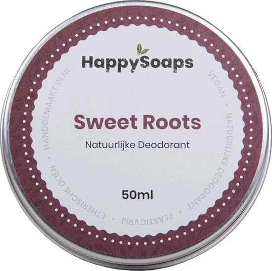 Nieuw π HappySoaps Natuurlijke Deodorant - Sweet Roots - Natuurlijk, Zoet & Aardetinten - 100% Plasticvrij, Vegan & Natuurlijk - 50gr π€© 3 Nieuw π HappySoaps Natuurlijke Deodorant - Sweet Roots - Natuurlijk, Zoet & Aardetinten - 100% Plasticvrij, Vegan & Natuurlijk - 50gr π€©