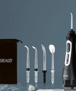 Kopen 🥰 SeaGo Waterflosser - Waterpik - Monddouche - Flosapparaten - Zwart ❤️