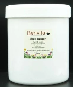 Promo 🌟 Berivita Shea Butter Puur 1kg Pot - Huid En Haar Butter - 1000 Gram Ongeraffineerde En Onbewerkte Sheabutter - Shea Boter 🌟