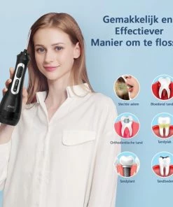 Kopen 🥰 SeaGo Waterflosser - Waterpik - Monddouche - Flosapparaten - Zwart ❤️ -Oral-B Shop 550x550 13