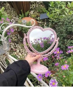 Beste Verkoop ✔️ Elysee Beauty Kawaii Roze Makeup Spiegel - Hart Spiegel - Dubbelzijdig - Makeup Mirror 🛒 -Oral-B Shop 550x550 134