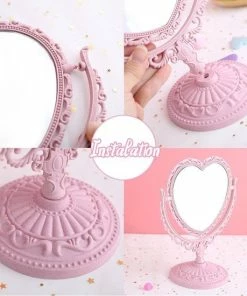 Beste Verkoop ✔️ Elysee Beauty Kawaii Roze Makeup Spiegel - Hart Spiegel - Dubbelzijdig - Makeup Mirror 🛒 -Oral-B Shop 550x550 137