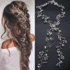 Gloednieuw ✨ Haaraccessoire Haar Parels - Parelkoord - Gala En Bruiloft Haarmode - Bruids Haar Haarschuifje - 50 Cm - Zilverkleur - 1 Stuks ⭐ -Oral-B Shop 550x550 190