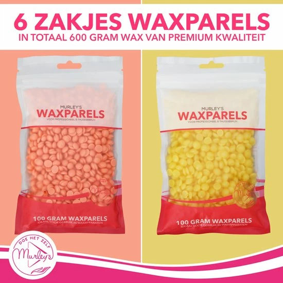 Uitgang π MURLEY'S Wax Apparaat Ontharen Set 600 Gram Waxbonen - 50x Houten Spatels - Extra Siliconenpot 𧨠8 Uitgang π MURLEY'S Wax Apparaat Ontharen Set 600 Gram Waxbonen - 50x Houten Spatels - Extra Siliconenpot 𧨠- Afbeelding 6