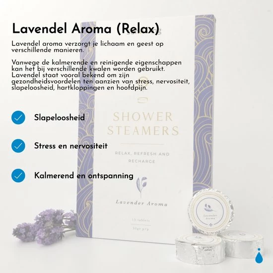 Hete verkoop π Saniliving Lavendel Bruisballen Voor Douche 15 Stuks - Shower Steamer Met Etherische Olie - Natuurlijk En Dierproefvrij π 6 Hete verkoop π Saniliving Lavendel Bruisballen Voor Douche 15 Stuks - Shower Steamer Met Etherische Olie - Natuurlijk En Dierproefvrij π - Afbeelding 4