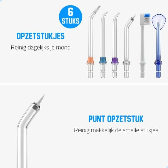 Beste recensies van π Positive Life Waterflosser Opzetstukjes Vervanging Set Flosapparaat – Geschikt Voor H2OFloss, ISmile, BOME, PositiveLife HF-6 Waterflosser Opzetstukken Set – Jet Tips – Orthodontisch Opzetstuk – Tongreiniger – Tandenborstel Opzetstuk π 6 Beste recensies van π Positive Life Waterflosser Opzetstukjes Vervanging Set Flosapparaat – Geschikt Voor H2OFloss, ISmile, BOME, PositiveLife HF-6 Waterflosser Opzetstukken Set – Jet Tips – Orthodontisch Opzetstuk – Tongreiniger – Tandenborstel Opzetstuk π - Afbeelding 4
