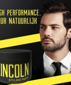 Promo ⭐ LINCOLN Styling Paste - Wax - 100% Natuurlijke Haarstyling Man Met Matte Haarwax - Mannen Haar Stylen Met Mat Look - 100ml 🎁 -Oral-B Shop 550x550 237