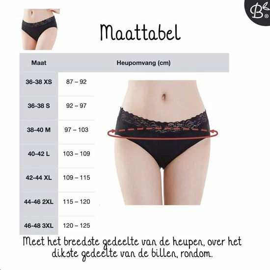 Korting ⌛ Bamboozy Menstruatie Ondergoed 4-laags Mid-Heup Maat XL 42-44 Zwart Period Underwear Duurzaam Menstrueren Incontinentie Zero Waste Daisy ✨ 14 Korting ⌛ Bamboozy Menstruatie Ondergoed 4-laags Mid-Heup Maat XL 42-44 Zwart Period Underwear Duurzaam Menstrueren Incontinentie Zero Waste Daisy ✨ - Afbeelding 12