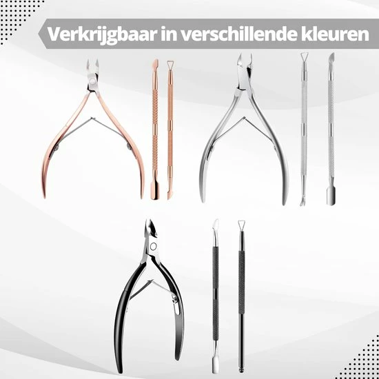 Aanbiedingen π₯ AdroitGoods 3 Delige Nagelriem Knipper Set - Zwart - Cuticle Pusher Duwer Verwijderaar Trimmer Mesje - Bokkenpootje Nagels π 8 Aanbiedingen π₯ AdroitGoods 3 Delige Nagelriem Knipper Set - Zwart - Cuticle Pusher Duwer Verwijderaar Trimmer Mesje - Bokkenpootje Nagels π - Afbeelding 6