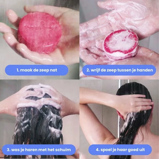 Coupon π HappySoaps Shampoo Bar - La Vie En Rose - Alle Haartypes - 100% Plasticvrij, Natuurlijk En Vegan - 70gr π 11 Coupon π HappySoaps Shampoo Bar - La Vie En Rose - Alle Haartypes - 100% Plasticvrij, Natuurlijk En Vegan - 70gr π - Afbeelding 9