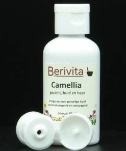 Uitgang 😉 Berivita Camellia Olie Puur 50ml - Witte Japonica - Huidolie En Haarolie 🔥