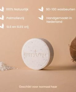 Hete verkoop 🌟 HappySoaps Shampoo Bar - Coco Nuts - Dagelijks Gebruik En Normaal Haar - 100% Plasticvrij, Natuurlijk En Vegan - 70gr 🔔 -Oral-B Shop 550x550 344
