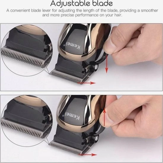 Flash-uitverkoop ???? Kemei Men Children Hair Clipper Trimmer #Professional Barber# Cordless#High Quality LCD Electric# Cutter Shaver Razor ???? 4 Flash-uitverkoop ???? Kemei Men Children Hair Clipper Trimmer #Professional Barber# Cordless#High Quality LCD Electric# Cutter Shaver Razor ???? - Afbeelding 2