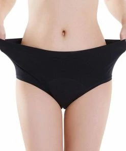 Groothandel ⌛ Bamboozy Menstruatie Ondergoed 4-laags Hoge Taille High Waist Corrigerend Maat 4XL 48-50 Zwart Period Underwear Duurzaam Menstrueren Incontinentie Zero Waste Madelief ⌛ -Oral-B Shop 550x550 428