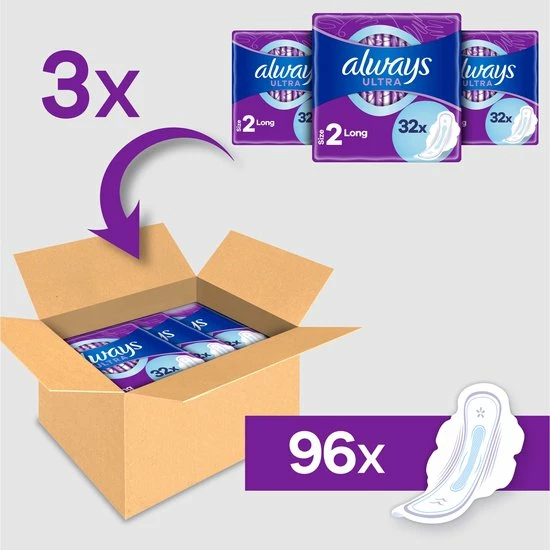 Coupon βοΈ Always Ultra Long - Maat 2 - Maandverband Met Vleugels - 96 Stuks π― 11 Coupon βοΈ Always Ultra Long - Maat 2 - Maandverband Met Vleugels - 96 Stuks π― - Afbeelding 9
