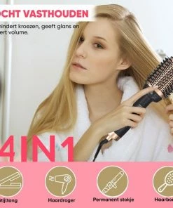 Begroting ⌛ Marilo`s Marilo’s 3 In 1 Föhnborstel - Krulborstel - Stijlborstel - Goud/Zwart ⌛ -Oral-B Shop 550x550 495