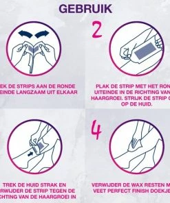 Groothandel 🎉 Veet Ontharingsstrips - Benen & Lichaam - Gevoelige Huid - Easy-Gelwax - 40 Stuks 😉 -Oral-B Shop 550x550 500
