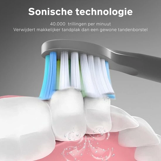 Uitgang ???? Bintoi® ISonic ProClean - Opzetborstels Elektrische Tandenborstel - 4 Stuks - Geschikt Voor Bintoi ISonic D700/D600 - Jaarvoorraad - Grijs ???? 7 Uitgang ???? Bintoi® ISonic ProClean - Opzetborstels Elektrische Tandenborstel - 4 Stuks - Geschikt Voor Bintoi ISonic D700/D600 - Jaarvoorraad - Grijs ???? - Afbeelding 5