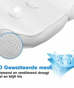 Beste Pirce 😍 Imperatoris | Home Spa Badkussen - Voor In Bad/Jacuzzi - Antislip - 6 Zuignappen - Extra Dik & Zacht 😉 -Oral-B Shop 550x550 538