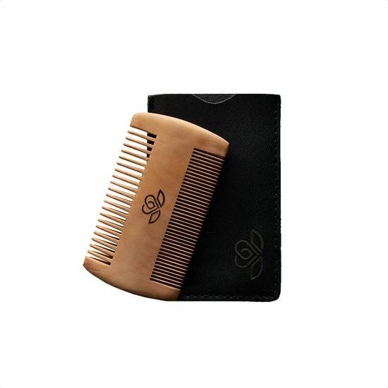 Goedkoopste 😀 Baardkam Flyingheart® - Baardkam Hout - Baardverzorging - Mahonie Hout - Gratis Leren Hoesje - Gratis Verzending - Bekende Merk Flyingheart® 🥰 4 Goedkoopste 😀 Baardkam Flyingheart® - Baardkam Hout - Baardverzorging - Mahonie Hout - Gratis Leren Hoesje - Gratis Verzending - Bekende Merk Flyingheart® 🥰 - Afbeelding 2