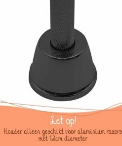Hete verkoop 🥰 Losse Safety Razor Houder Aluminium Glossy Zwart Black - Alleen Geschikt Voor Bamboozy Aluminium Safety Razors 🥰 -Oral-B Shop 550x550 567
