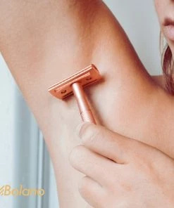 Begroting ❤️ Bolano® Safety Razor Rose Gold + 30 Double Edge Scheermesjes - Klassiek Scheermes Voor Mannen En Vrouwen - D657 🥰 -Oral-B Shop 550x550 579