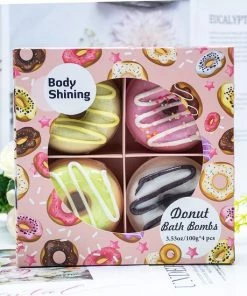 Coupon 👏 Wood Fun Wood & Fun Donut Bruisballen Set – Bruisbal – Bruisballen Voor Bad – Bruisballen Kind – Bruisballen Kinderen – Bruisballen Volwassenen 💯