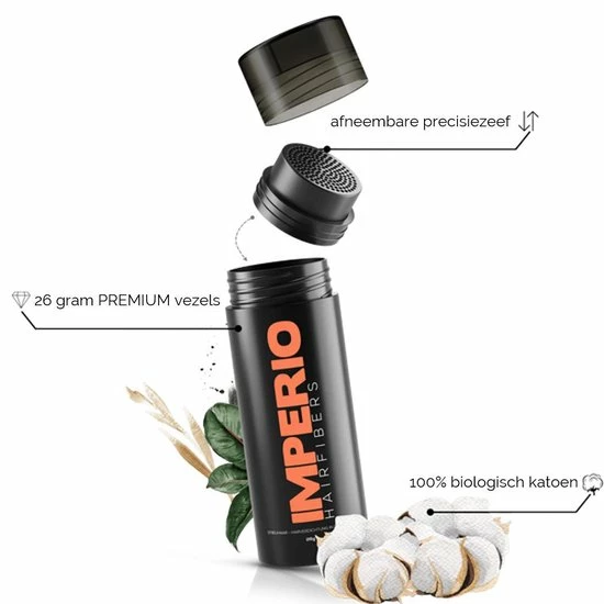 Beste deal π IMPERIO Premium Haarvezels Donkerbruin - Kaalheid Mannen - Alopecia Vrouwen - 100% Onzichtbaar π 19 Beste deal π IMPERIO Premium Haarvezels Donkerbruin - Kaalheid Mannen - Alopecia Vrouwen - 100% Onzichtbaar π - Afbeelding 17