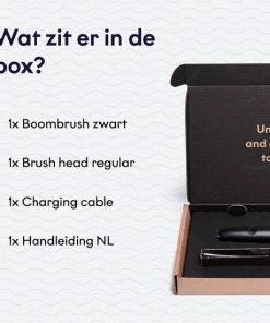 Kopen ❤️ BOOMBRUSH Elektrische Tandenborstel - Zwart - 90 Dagen Batterij - Duurzaam 🛒 -Oral-B Shop 550x550 673