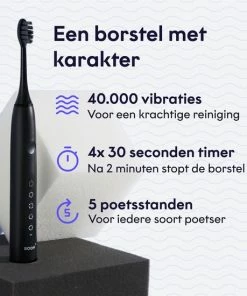 Kopen ❤️ BOOMBRUSH Elektrische Tandenborstel - Zwart - 90 Dagen Batterij - Duurzaam 🛒 -Oral-B Shop 550x550 674