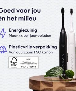 Kopen ❤️ BOOMBRUSH Elektrische Tandenborstel - Zwart - 90 Dagen Batterij - Duurzaam 🛒 -Oral-B Shop 550x550 676