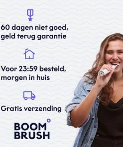 Kopen ❤️ BOOMBRUSH Elektrische Tandenborstel - Zwart - 90 Dagen Batterij - Duurzaam 🛒 -Oral-B Shop 550x550 680