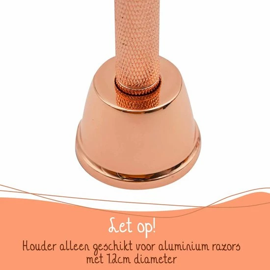 Goedkoopste π Losse Safety Razor Houder Aluminium Rosé Goud Gold - Alleen Geschikt Voor Bamboozy Aluminium Safety Razors π 4 Goedkoopste π Losse Safety Razor Houder Aluminium Rosé Goud Gold - Alleen Geschikt Voor Bamboozy Aluminium Safety Razors π - Afbeelding 2