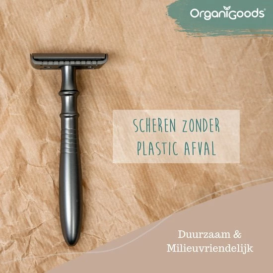 Beste Pirce ???? OrganiGoods Safety Razor RVS + 20 Scheermesjes Blades - Scheermesjes Voor Vrouwen - Mat Zwart - Double Edge Single Blade - Veiligheidsscheermes - Duurzaam Scheermesje ???? 9 Beste Pirce ???? OrganiGoods Safety Razor RVS + 20 Scheermesjes Blades - Scheermesjes Voor Vrouwen - Mat Zwart - Double Edge Single Blade - Veiligheidsscheermes - Duurzaam Scheermesje ???? - Afbeelding 7