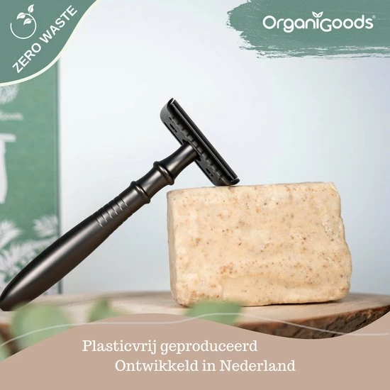 Beste Pirce ???? OrganiGoods Safety Razor RVS + 20 Scheermesjes Blades - Scheermesjes Voor Vrouwen - Mat Zwart - Double Edge Single Blade - Veiligheidsscheermes - Duurzaam Scheermesje ???? 14 Beste Pirce ???? OrganiGoods Safety Razor RVS + 20 Scheermesjes Blades - Scheermesjes Voor Vrouwen - Mat Zwart - Double Edge Single Blade - Veiligheidsscheermes - Duurzaam Scheermesje ???? - Afbeelding 12