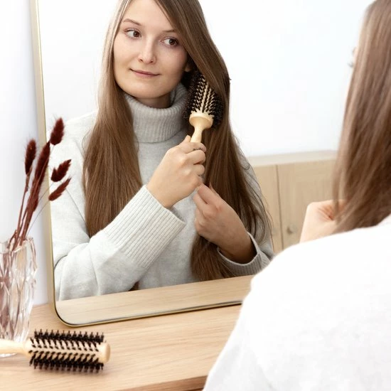 Flash-uitverkoop π― Navaris Ronde Haarborstels Met Wildzwijnhaar - Set Van 2 Stuks - Houten Borstels Met Natuurlijke Haren - Antistatisch En Hittebestendig - 2 Formaten β¨ 6 Flash-uitverkoop π― Navaris Ronde Haarborstels Met Wildzwijnhaar - Set Van 2 Stuks - Houten Borstels Met Natuurlijke Haren - Antistatisch En Hittebestendig - 2 Formaten β¨ - Afbeelding 4