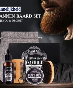 Nieuw 👍 Garmoi Verzorgende Baardgroei Set – Baardolie – Baard Verzorging Set – Baardgroei Kit - Baardkam ✔️