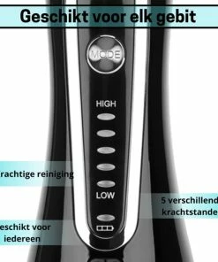 Hete verkoop 🎁 BOME Waterflosser Met 7 Opzetstukjes - Monddouche - Voorkom Tandsteen - Draadloos - 5 Standen - Zwart 🎉 -Oral-B Shop 550x550 79