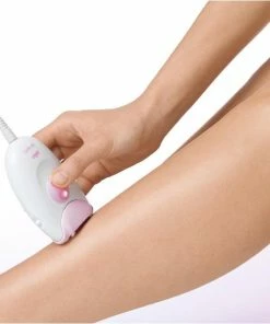 Uitgang ❤️ Braun Silk-épil 3 - SE3-321 Legs, Arms & Body: Epilator (20 Pincetten) Met Massagerollers + 👙 Bikini Trimmer - Kleur: Wit + Roze 🌟 -Oral-B Shop 550x550 815