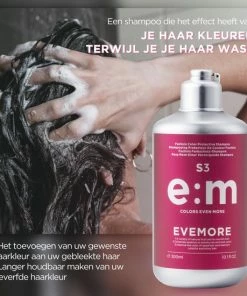 Promo 🔥 EVEMORE Semi Permanent Haarkleurings Shampoo - Kleurshampoo - Semi-Permanente Haarverf - Rood / Roze 🧨 -Oral-B Shop 550x550 830