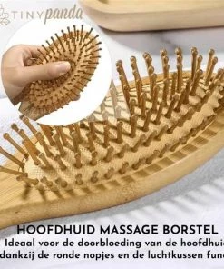 Begroting 🔥 Tiny Panda - Bamboe Haarborstel - Hoofdhuid Massage Borstel - Haarborstel Antiklit - Houten Haarborstel - Alle Haartypes 🛒 -Oral-B Shop 550x550 831