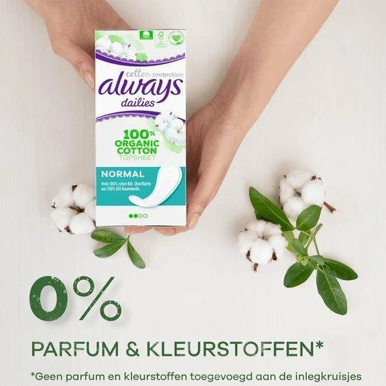 Beste Pirce π₯ Always Dailies Cotton Protection Normal - Voordeelverpakking 10 X 38 Stuks - Inlegkruisjes β¨ 10 Beste Pirce π₯ Always Dailies Cotton Protection Normal - Voordeelverpakking 10 X 38 Stuks - Inlegkruisjes β¨ - Afbeelding 8