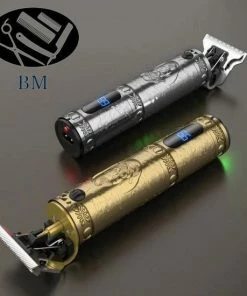 Korting ⭐ BeardMan - Luxe Tondeuse Met Display – LCD - Professionele Trimmer - Groomer - Scheerapparaat - Baardtrimmer - Precisietrimmer - Haarstyling - Haartrimmer - Draadloos - USB Opladen – Contouren – Bakkebaarden - Inclusief 3 Opzetkammen – Goud 💯 -Oral-B Shop 550x550 917