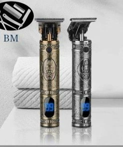 Korting ⭐ BeardMan - Luxe Tondeuse Met Display – LCD - Professionele Trimmer - Groomer - Scheerapparaat - Baardtrimmer - Precisietrimmer - Haarstyling - Haartrimmer - Draadloos - USB Opladen – Contouren – Bakkebaarden - Inclusief 3 Opzetkammen – Goud 💯 -Oral-B Shop 550x550 919