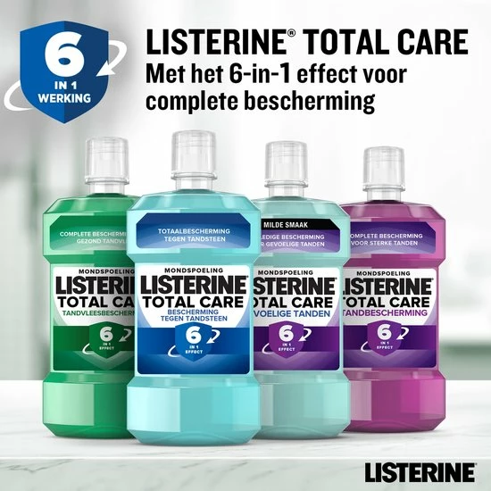 Groothandel 😍 LISTERINE Total Care Bescherming Tegen Tandsteen: Mondspoeling Voor Complete Bescherming Tegen De Opbouw Van Tandsteen Met 6-in-1 Effect - Met Essentiële Oliën, Fluoride En Zinkformule, 3 X 500 Ml 🤩 12 Groothandel 😍 LISTERINE Total Care Bescherming Tegen Tandsteen: Mondspoeling Voor Complete Bescherming Tegen De Opbouw Van Tandsteen Met 6-in-1 Effect - Met Essentiële Oliën, Fluoride En Zinkformule, 3 X 500 Ml 🤩 - Afbeelding 10
