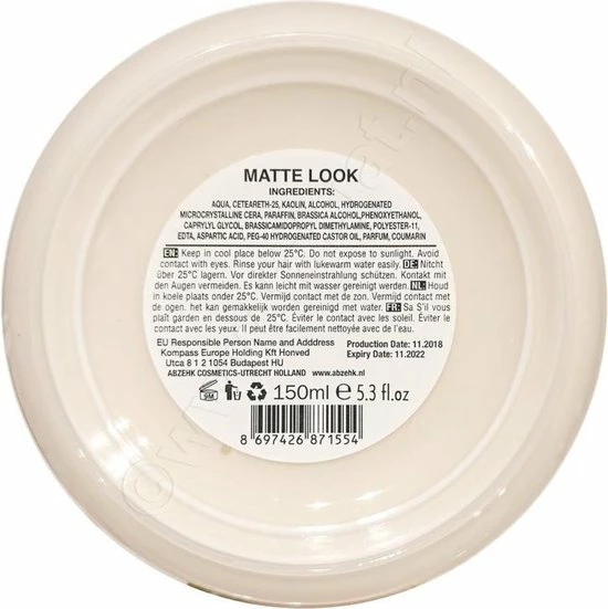 Begroting β Abzehk Hairwax Matte Look 150ml π₯ 5 Begroting β Abzehk Hairwax Matte Look 150ml π₯ - Afbeelding 3
