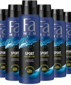 Kopen ⌛ Fa Men Sport Deo Spray 6x 150 Ml - Voordeelverpakking 💯